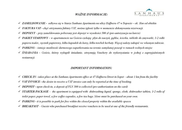 Sanhaus - Patio Mare - Z Balkonem I Parkingiem W Centrum * Sopoty