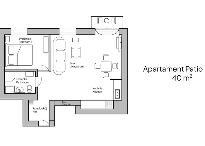 Apartmán Sanhaus - Patio Mare - Z Balkonem I Parkingiem W Centrum Sopoty